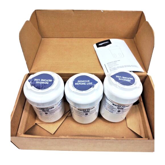 Amazon Basics For GE MWF Refrigerator Water Filter AMZN-MWF-S Three Pack (3) - Picture 2 of 6